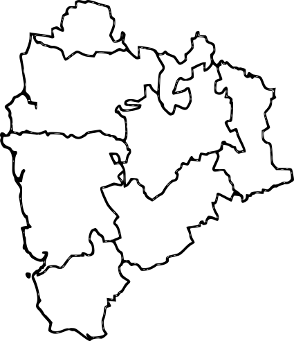 Vasai-Virar Map Outline