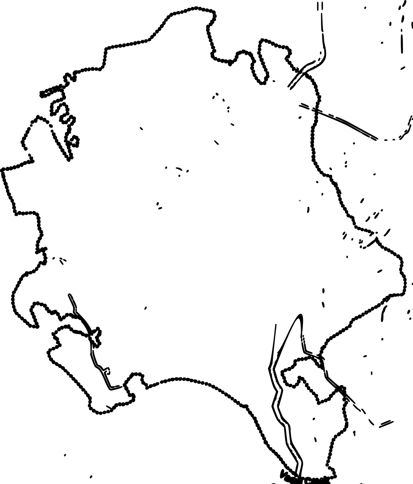 Vasai-Virar Map Outline